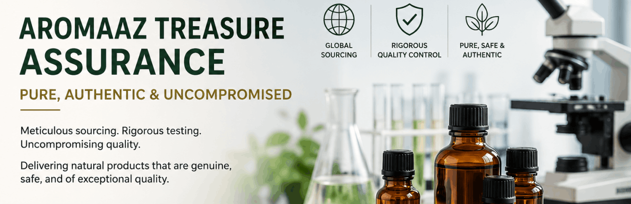 Aromaaz Treasure Assurance – Pure, Authentic & Uncompromised